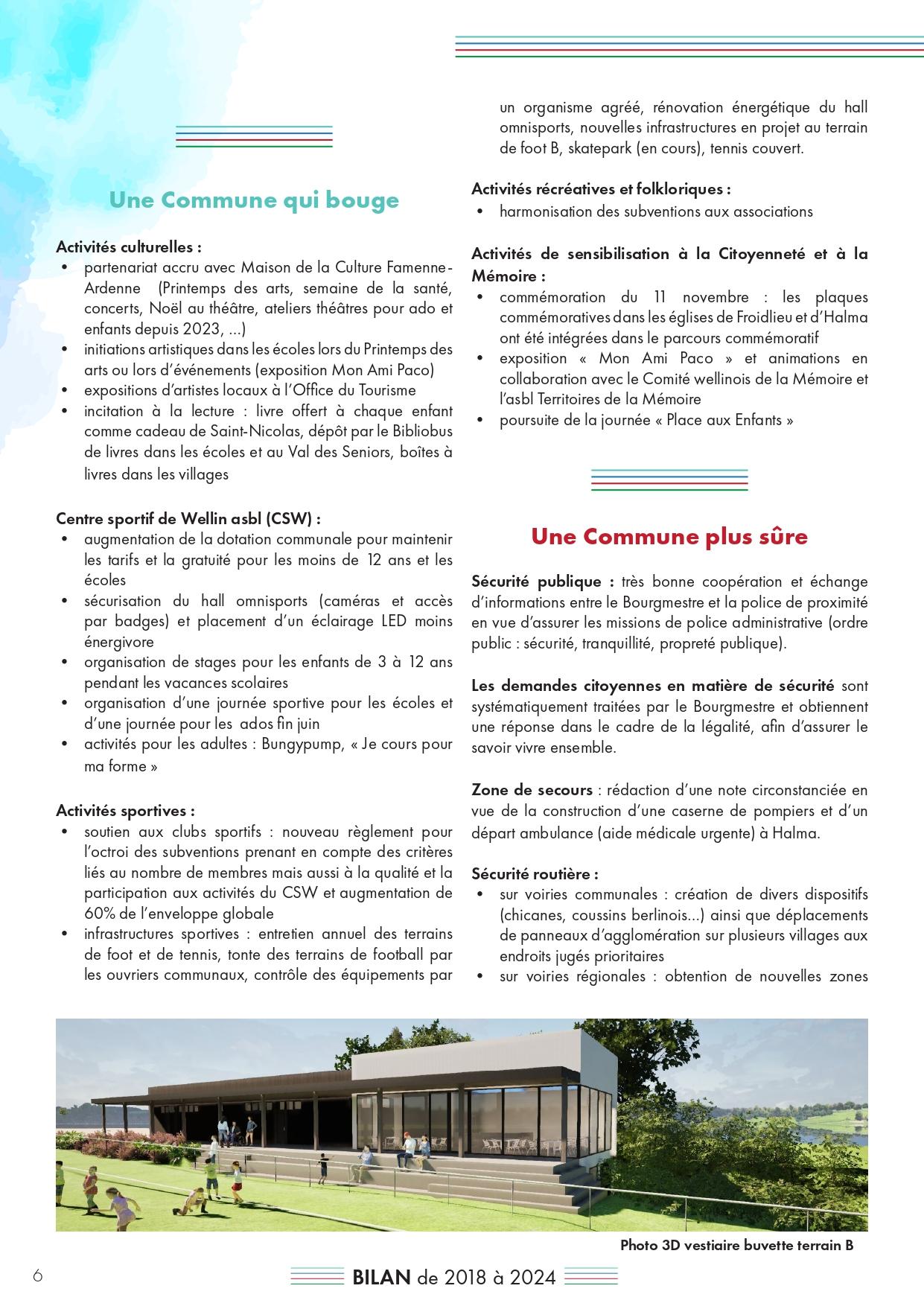 Bilan page 6